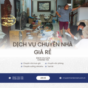Chuyển nhà từ TPHCM đi Bình Dương giá bao nhiêu - ánh sáng mới